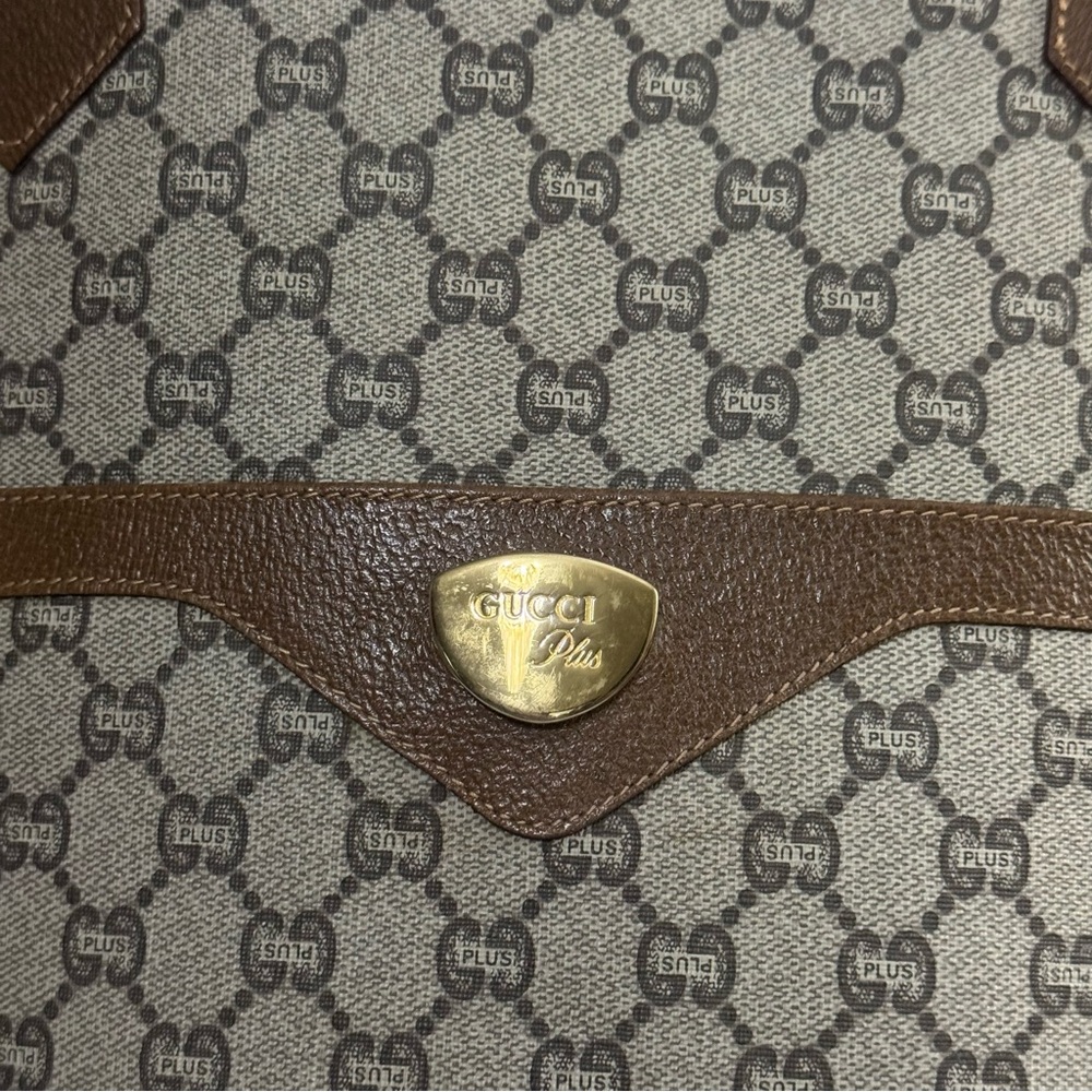 ‼️SOLD‼️Gucci Plus GG Supreme Ophidia Tote with Sherry Line Handles - Picture 6 of 10